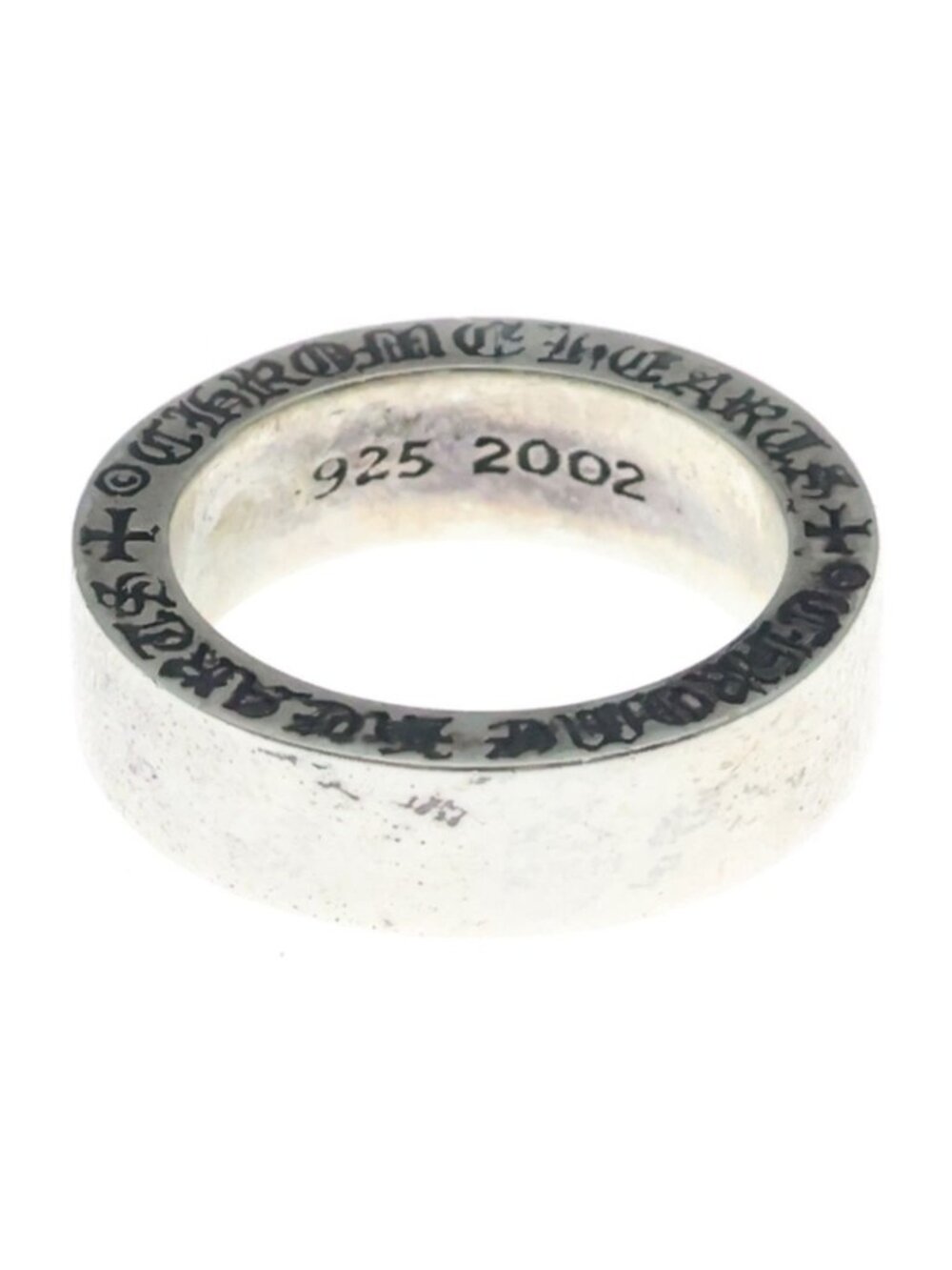 Chrome Hearts Spacer Pln Ring Plain Silver